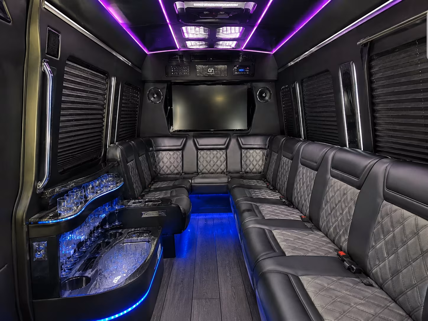 chandler corporate event transportation onboard seating