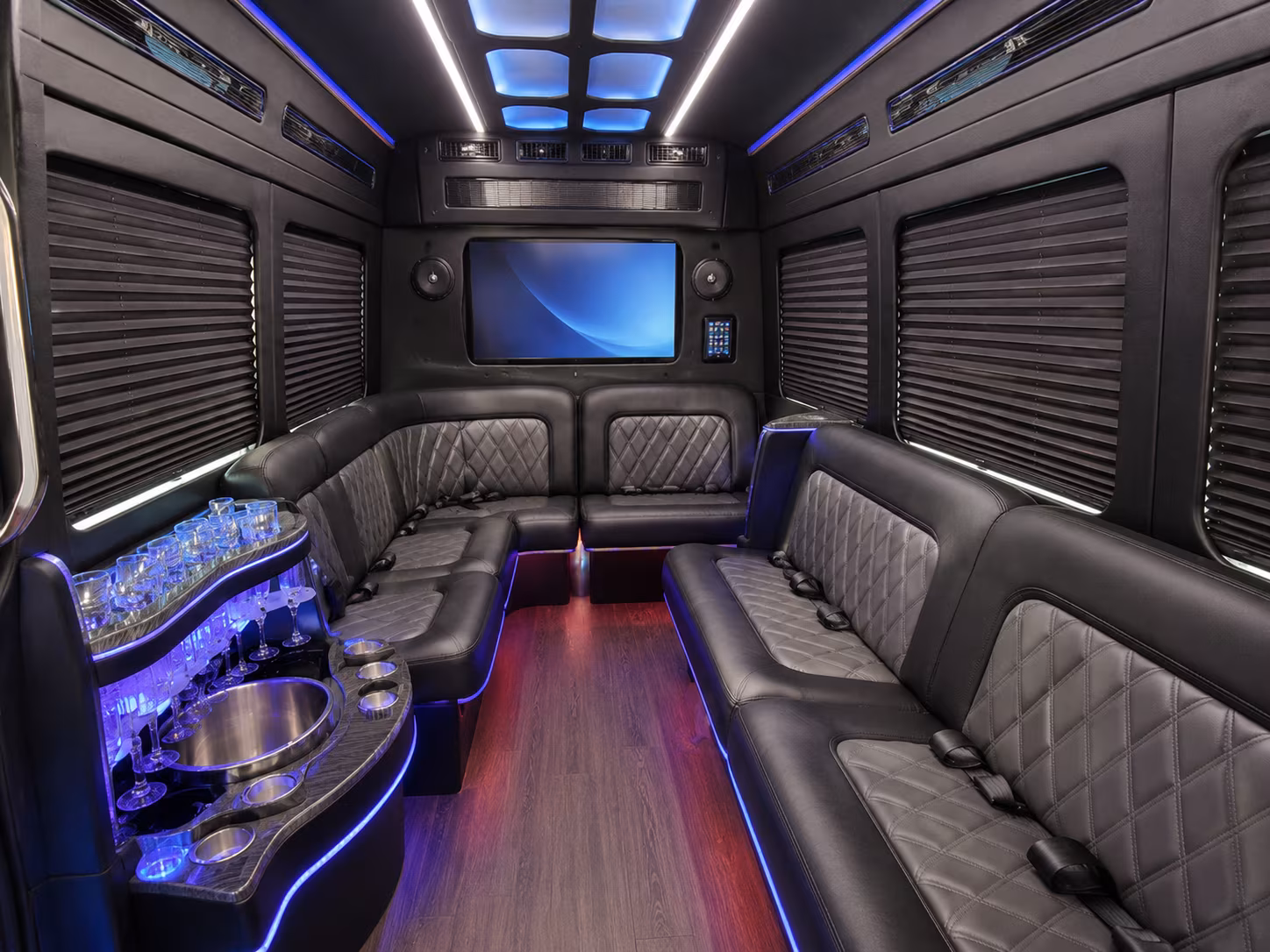 chandler party bus interior